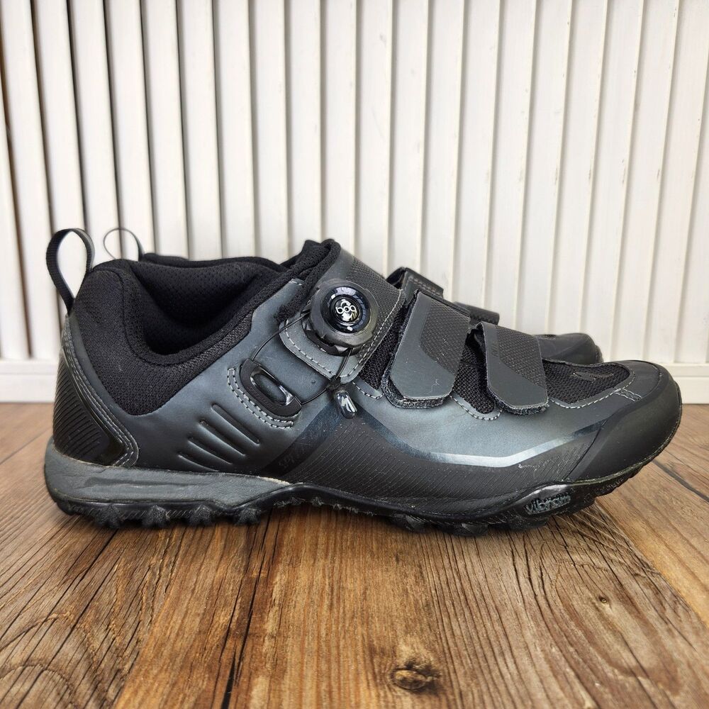 Specialized Rime Expert Mountain Biking Shoes Mens 9 Black BOA Dual Strap Vibram